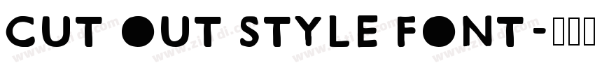 Cut out Style Font字体转换